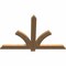 Ekena Millwork Redmond Smooth Timber Gable Bracket, Western Red Cedar, 48"W x 32"H x 1 1/2"D x 3 1/2"F, 16/12 Pitch GBW048X32X0204RED00SWR - alternate 2